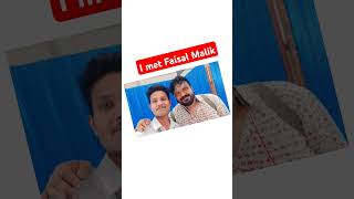 I met Faisal Malik actor (panchayat Webseries) #faisalmalik #panchayat #saurabhshahare