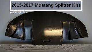 AJ Hartman Aero 15-17 Mustang Splitter Review