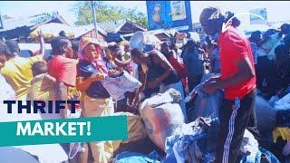 SHOPPING AT THE BIGGEST THRIFT MARKET IN GHANA!/CHEAPEST CLOTHES