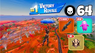 64 Elimination Solo Vs Duos "Zero Build" Gameplay Wins (Fortnite chapter 5)