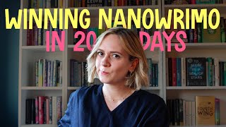 Winning NaNoWriMo in 20 days 🤯 || NaNo '23 Vlog part 2