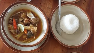 makan siang, tengkleng kambing