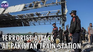 26 killed in Pakistan railway station suicide bombing claimed by banned Balochistan group