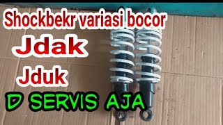 Cara servis shockbeker belakang variasi||cara ganti sil shockbeker belakang