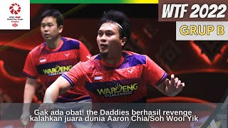 Mohammad Ahsan/Hendra Setiawan vs Aaron Chia/Soh Wooi Yik (MAS) -World Tour Finals 2022 MD Group B