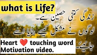 Zindagi kitni haseen ha/Hindi | what is life motivation video | #urdumotivational #urdumotivational