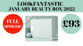 *SPOILER* - LOOKFANTASTIC JANUARY BEAUTY BOX 2022 - #SPOILER / #REVEAL #LFBEAUTYBOX