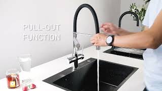 HCdrink 4 in 1 pull out spring boiling water tap