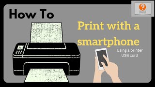 How to print with a smartphone