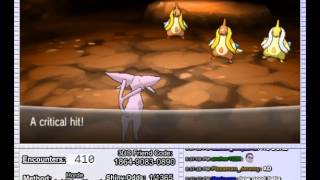 LIVE (XY): Shiny Floatzel after 410 Hordes (2050 Random Encounters)