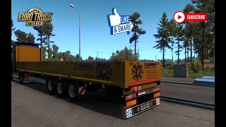 [ETS2 v1.39] Trailer TZExpress Kogel Multi Flatbed (Ownable) *Best trailers*