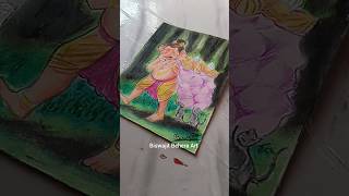 Modak priya Ganpati drawing 🪷🙏😍day-05/10#ganesh #ganeshchaturthi #ganpatibappamorya#drawing #shorts