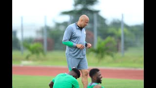 NIGERIA VS SOUTH AFRICA: SUPER EAGLES SECOND TRAINING SESSION, FITNESS COACH WAN DRILL THEM SHEGE