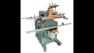 400S curved screen printing machine for Long rods, fishing rods, golf clubs, water pipes