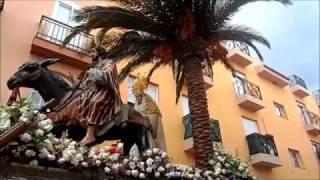 Procesion Domingo de Ramos 2016, banda de cornetas y tambores, Alhaurin de la Torre, 20/03