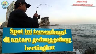 🔴Mancing Di Pinggiran teluk balikpapan Belakang Mall BC