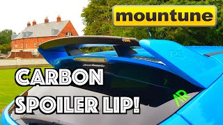 MOUNTUNE CARBON FIBRE SPOILER LIP INSTALL! | FOCUS RS CARBON PART 6