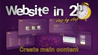 How to build a Website [Step-by-Step] 08: Create home main content