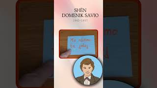 Shën Domenik Savio #onlinewithsaints #shenjt #kishakatolike #domenicosavio  #salesiano #fma #shorts