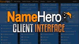 Overview Of The NameHero Client Interface