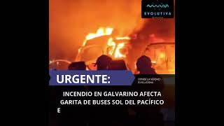 En estos momentos, se ha declarado un incendio en la zona de Galvarino, en Playa Ancha.