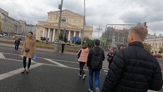 Дождливая погода в Москве - Большой театр