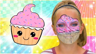 Cupcake Face Paint | Cute Face Paint!