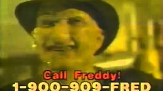 Freddy Krueger 1-900 number commercial