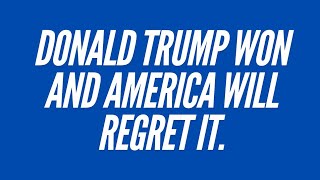 AMERICA YOU GOT WHAT YOU WANTED...HE'S ALL YOURS...No Words...but SMH! (ELECTION 2024) #Project2025