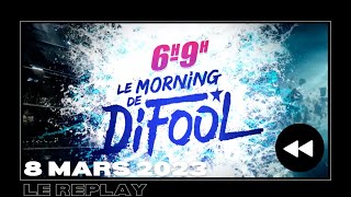 🎙️Le Morning de Difool du Mercredi 8 Mars 2023 // Difool est sur Skyrock 🎙️(REPLAY ⏪)