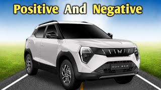 mahindra xuv 3xo positive and negative points | 6 positive and 4 negative | mahindra xuv 300