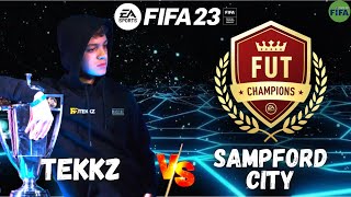 TEKKZ VS SAMPFORD CITY - FIFA 23 / FUT CHAMPIONS / FUT 23 | WEEKEND LEAGUE