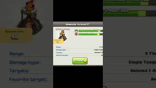 1Leavel To Max Leavel Inferno Tower|Clash Of Clans... #shorts#youtubeshorts#viralshorts#clashofclans