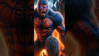 Ai creation||King Kong+Spiderman Hybrid||Incredible fusion #marvel #aicreations #spiderman #fyp