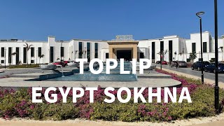 Walking in  ain el sokhna  Tolip golden hotel in Red Sea  Cairo ,Egypt 4K with no copyright music