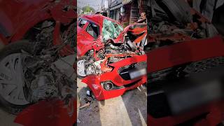 Swift Accident 😥🙄😳☹️ #shorts #caraccident #kerala #drivesafe #safestcars #maruti #shortsvideo #viral