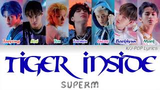 SuperM (슈퍼엠) - Tiger Inside (호랑이) Colour Coded Lyrics (Han/Rom/Eng)