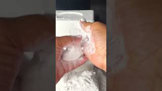 ASMR Baking Soda White Bricks #asmr #asmrsounds #oddlysatisfying #relaxing #asmrvideo #asmrcommunity