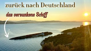 zurück nach Deutschland 🇩🇪 - war's das schon ??? Wir besichtigen ein altes Schiffswrack 🚢