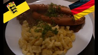 sour lentils with spaetzle and (Wiener)sausages