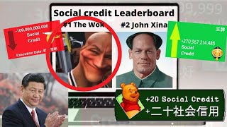 John Xina grinds social credit