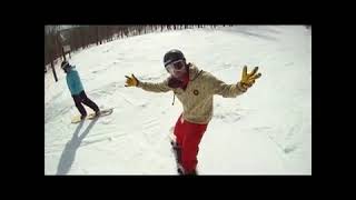 Windham Mountain Park snowboarding  Go Pro HD