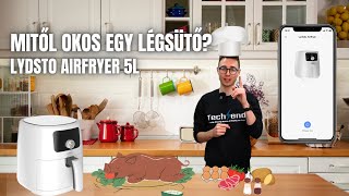 OKOS LÉGSÜTŐ 😍❤️LYDSTO AIRFRYER 5L