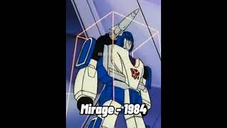 Mirage/Dino Evolution (1984-2011) #Shorts #Transformers