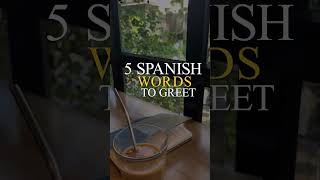 Greetings in Spanish| Learn Spanish faster|| #ytshorts #study #learn