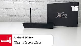 Андроид ТВ приставка X92// TV box для игр и видео в 4K