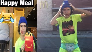 Going to McDonald’s in a Baby Stroller (HAPPY MEAL)