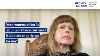 Recommendation 3: 'Your workforce can make it a better experience for me' (short)