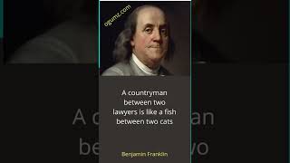 A countryman between two lawyers is like a fish between two cats #shorts