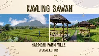 DIJUAL KAVLING SAWAH MURAH PRODUKTIF WISATA DEKAT JAKARTA